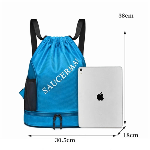 Drawstring Backpack Sports Gym String Bag Sackpack