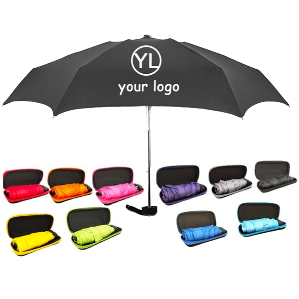 Travel 19 inch Folding Umbrella with EVA box