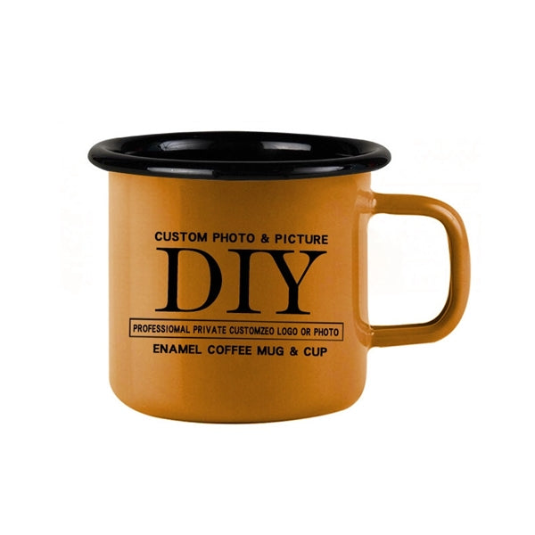 12 oz. Two-tone Enamel Coffee Mugs