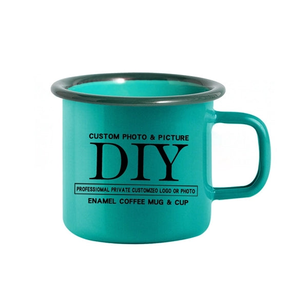 12 oz. Two-tone Enamel Coffee Mugs