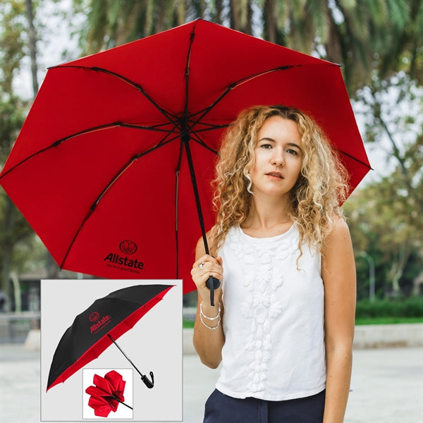 The Color Flip Inverted Umbrella - Auto-Open/Rvrs Auto-Close