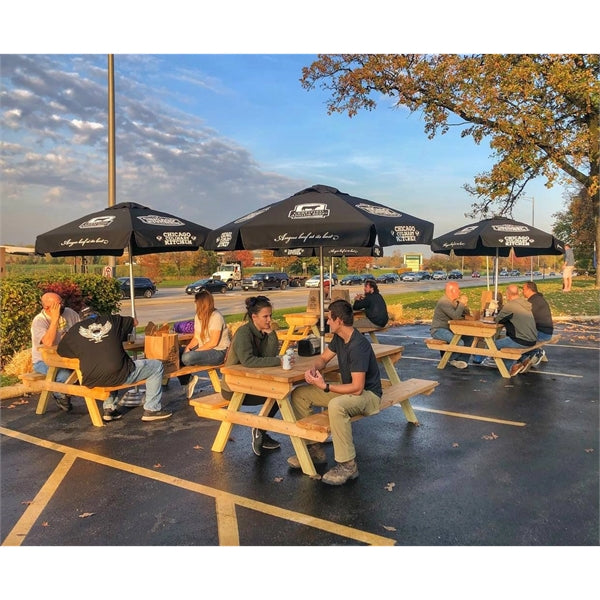 Vented Bistro Patio Umbrella - Commercial Quality