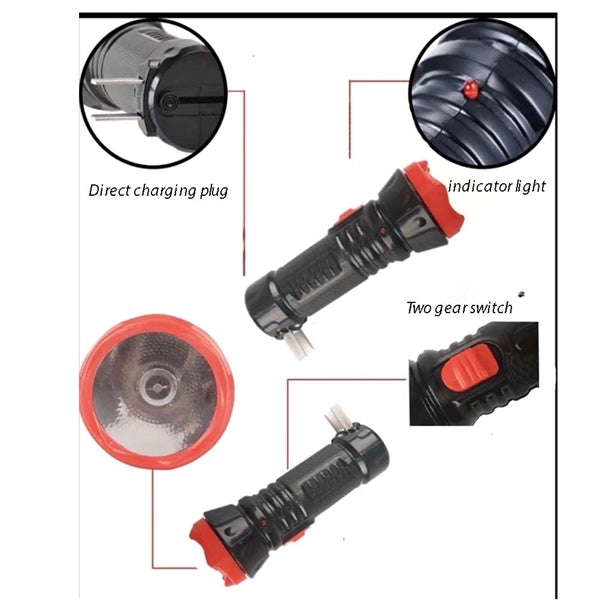 Portable Rechargeable Mini Glare Flashlight