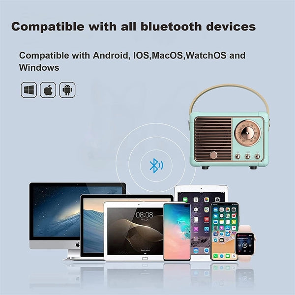 Multifunctional Retro Bluetooth Speaker