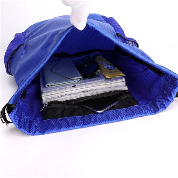Sports Large Waterproof Basketball Backpack Drawstring Bag