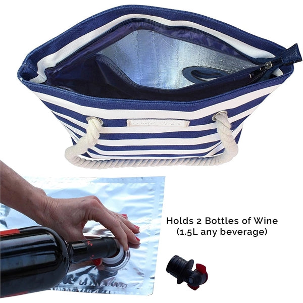 Thermal Insulation Wine Portable Picnic Beach Tote Bag