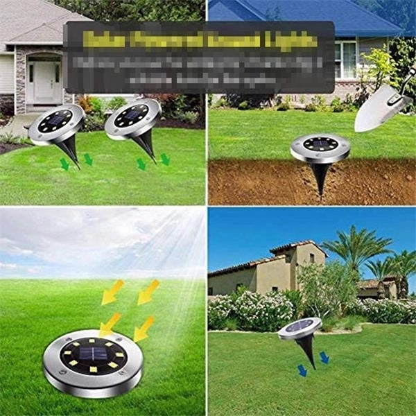 10 LED Waterproof Garden Walkway Light