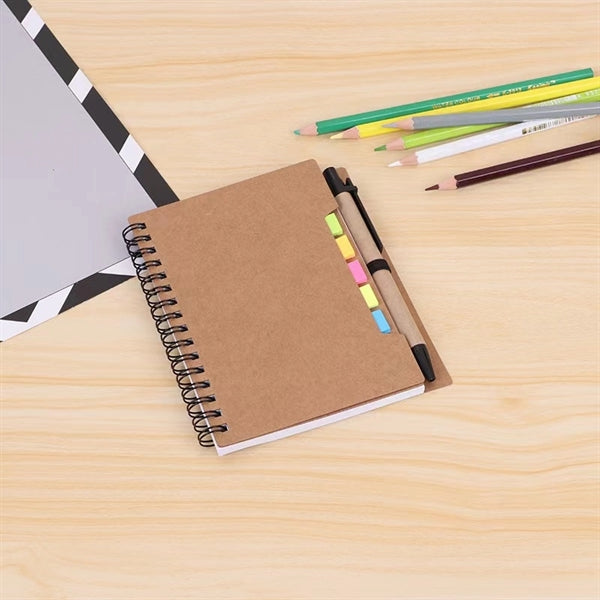 Eco-recycled Notebook With Sticky