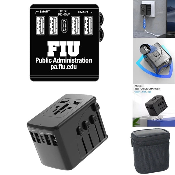 International Wall Plugs For Travel And Home Use PD 45W