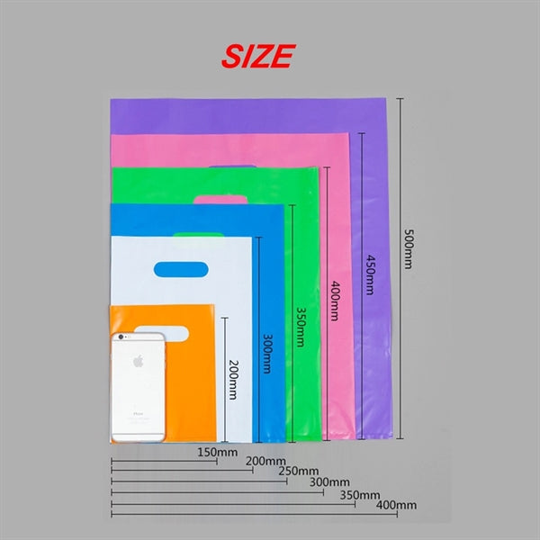 Merchandise Bag with Die Cut Handles