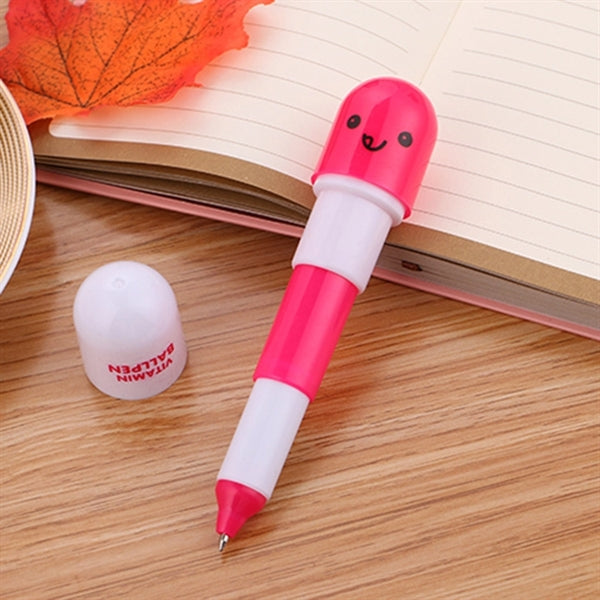 Pill Shaped Capsule Ballpoint Pens