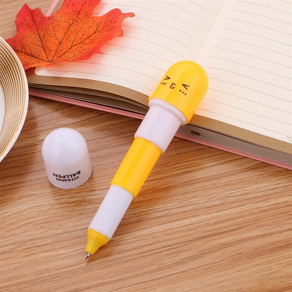 Pill Shaped Capsule Ballpoint Pens