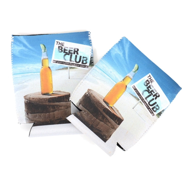 Sublimated Full Color Neoprene 12 oz Can Cooler.