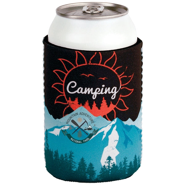 Sublimated Full Color Neoprene 12 oz Can Cooler.