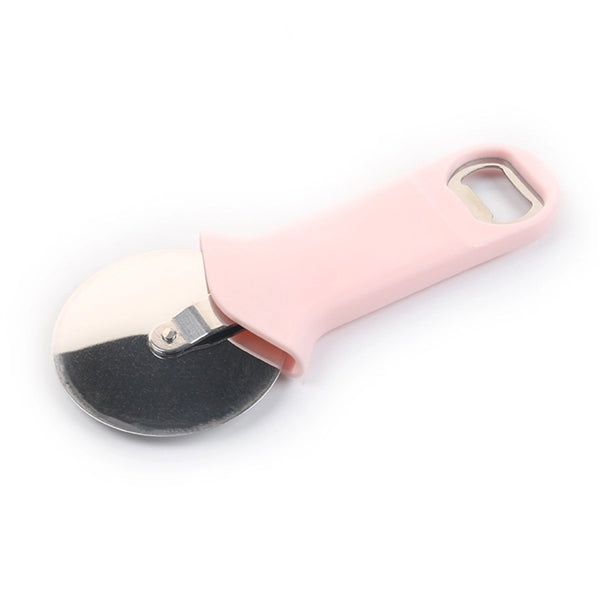 Pizza Knife Wheel & Bottle Opener Dual-Purpose Baking Tool