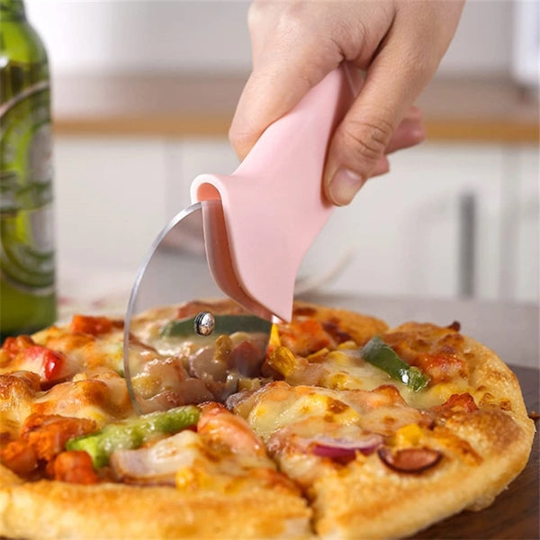 Pizza Knife Wheel & Bottle Opener Dual-Purpose Baking Tool