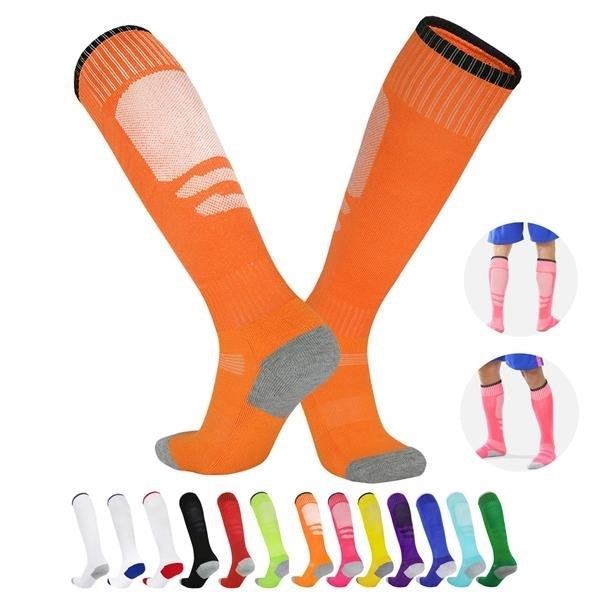 Fashion Knee High Football Hockey Soccer Sports Long Socks