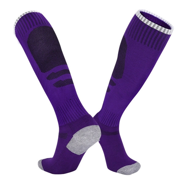 Fashion Knee High Football Hockey Soccer Sports Long Socks
