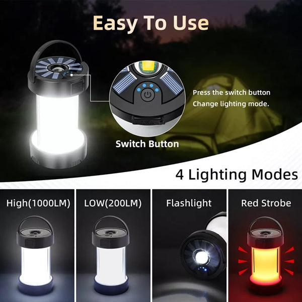 Outdoor Solar Camping Lantern