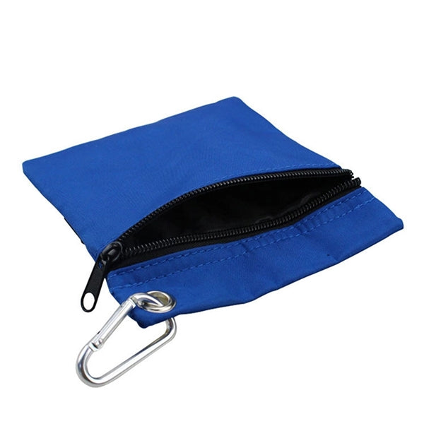 Portable Nylon Golf Pouch w/ Carabiner