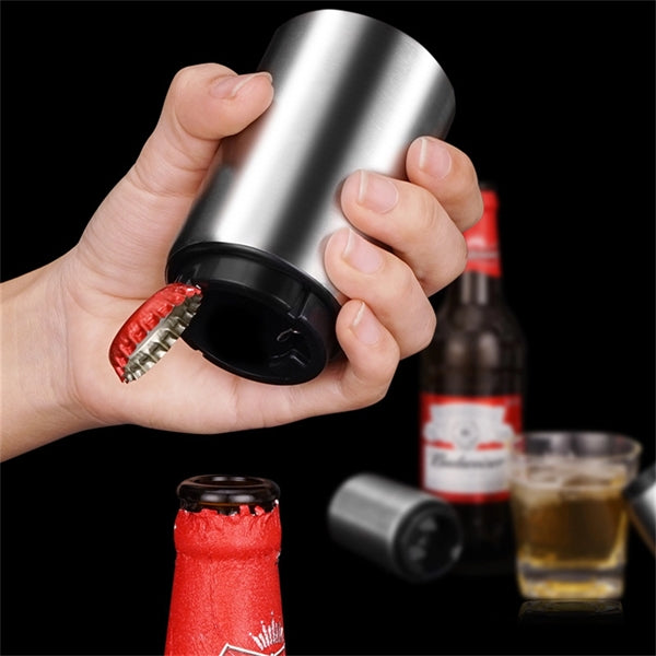 Stainless Steel Automatic Bottle Opener