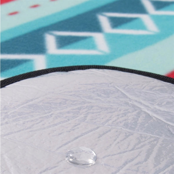Roll-Up Barrel Fleece All-Purpose Picnic Blanket