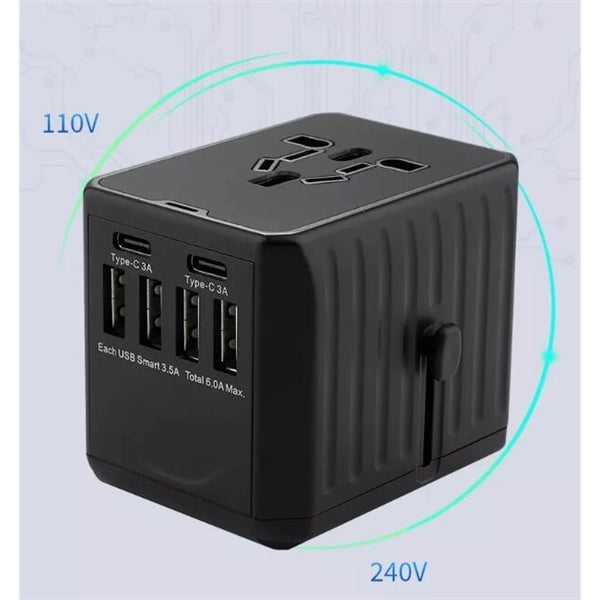 USB C Charger Travel Plug Power Adapter For WorldWide Use