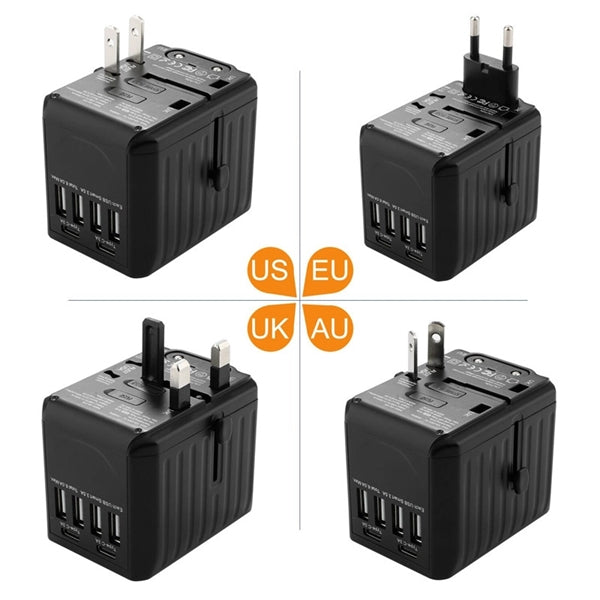 USB C Charger Travel Plug Power Adapter For WorldWide Use