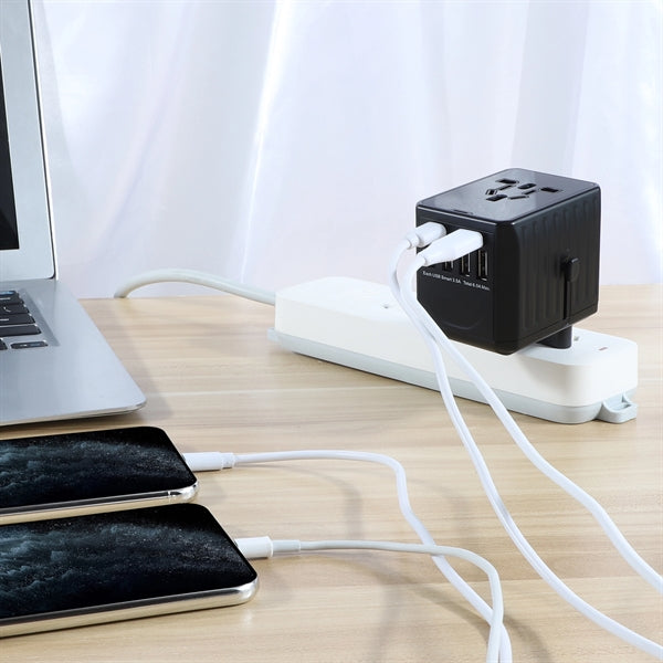 USB C Charger Travel Plug Power Adapter For WorldWide Use