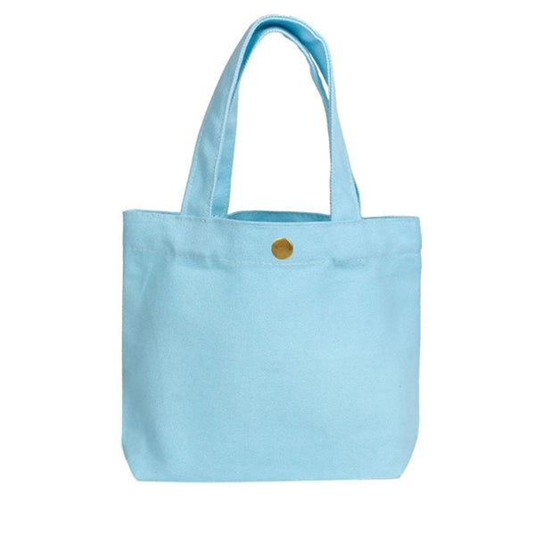 Mini Canvas Tote Handbag