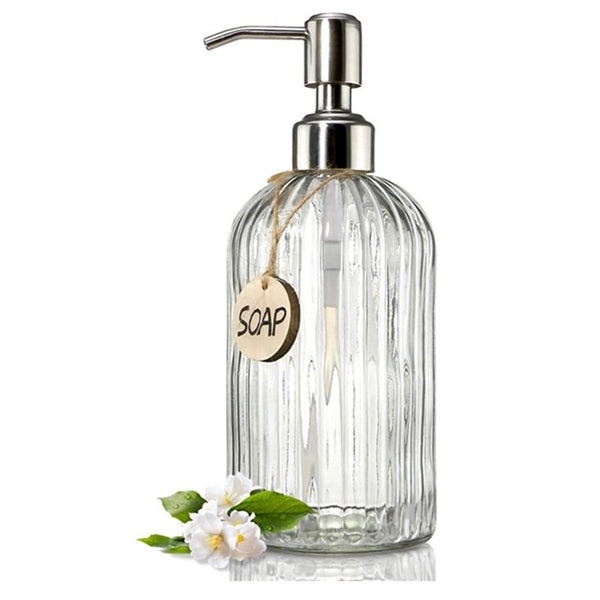 14 Oz Glass Soap Dispenser