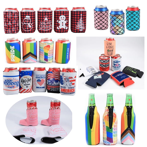 Neoprene Collapsible Can Coolies