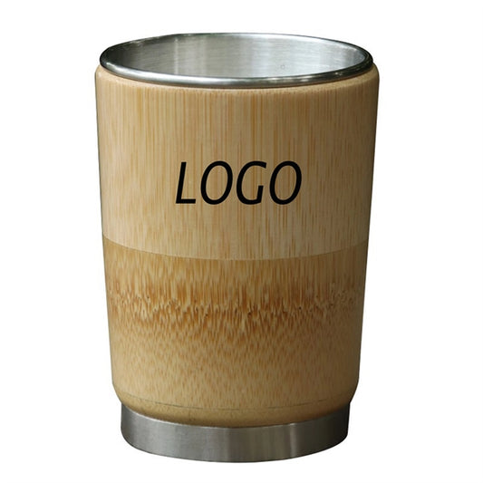 6.8 oz Natural Bamboo Mug for Coffee/Tea/Beer