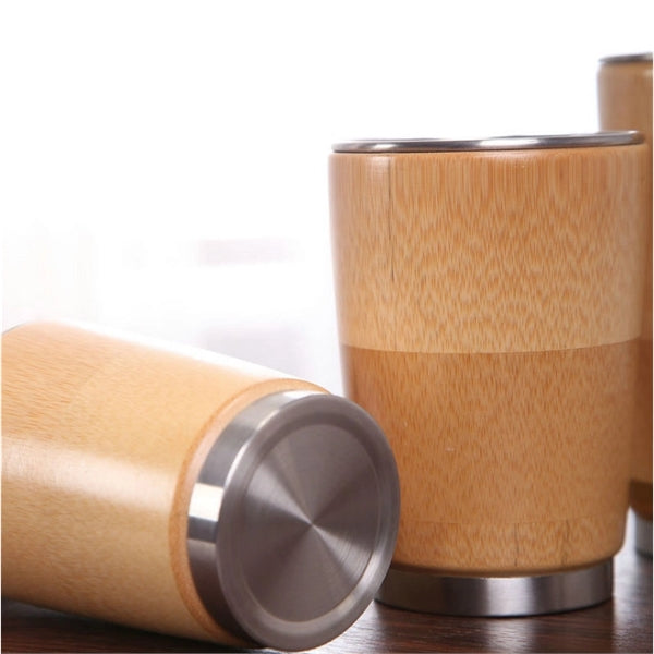 6.8 oz Natural Bamboo Mug for Coffee/Tea/Beer
