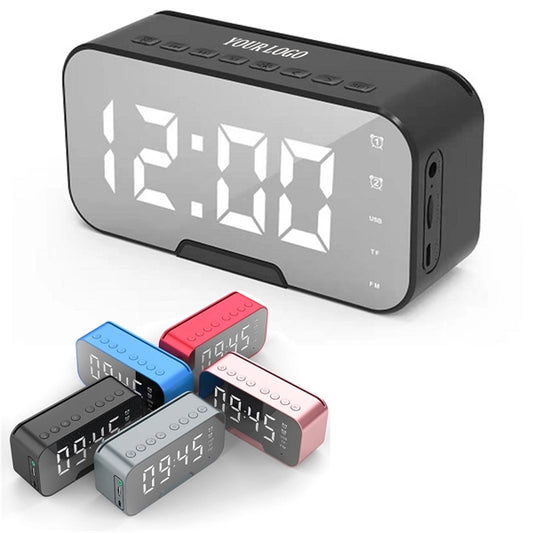 Dual Alarm Clock with Bluetooth Speaker