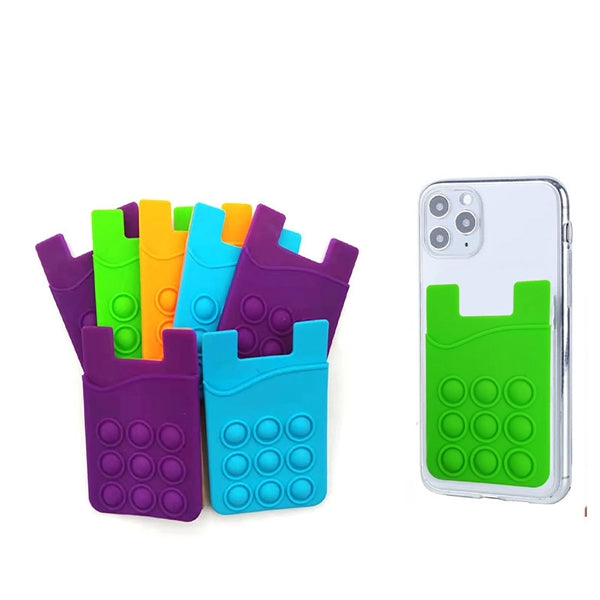 Pop Up Silicone Phone Card Holder