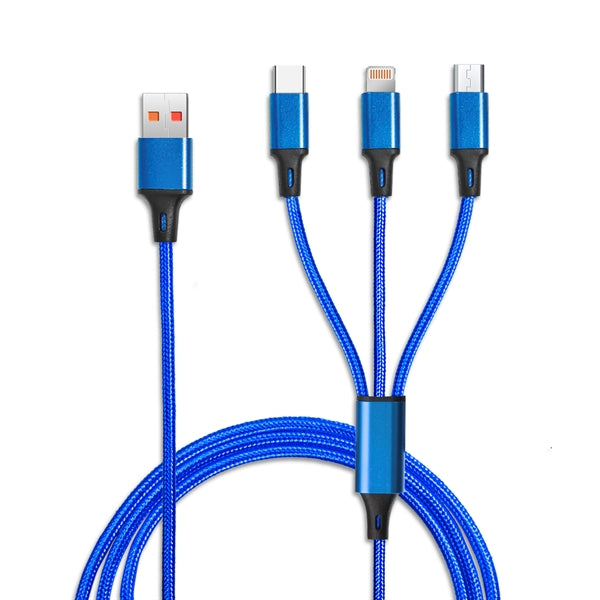 Taft Avenue 3 in 1 Nylon Braided Charging Cable
