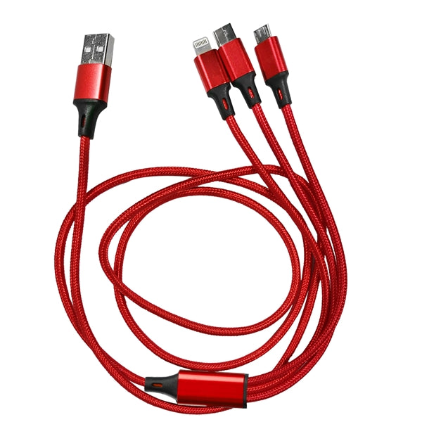 Taft Avenue 3 in 1 Nylon Braided Charging Cable