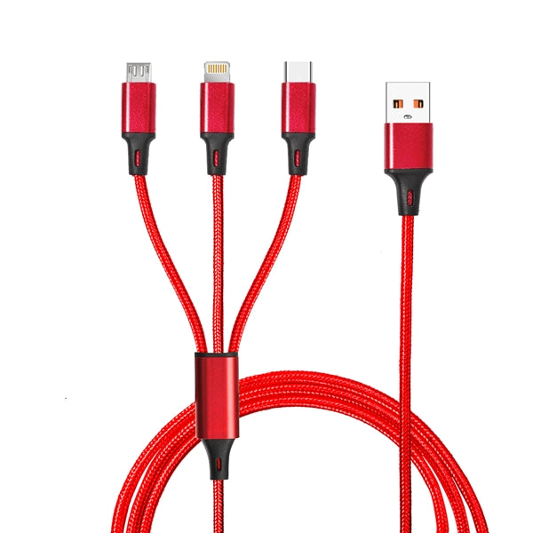 Taft Avenue 3 in 1 Nylon Braided Charging Cable