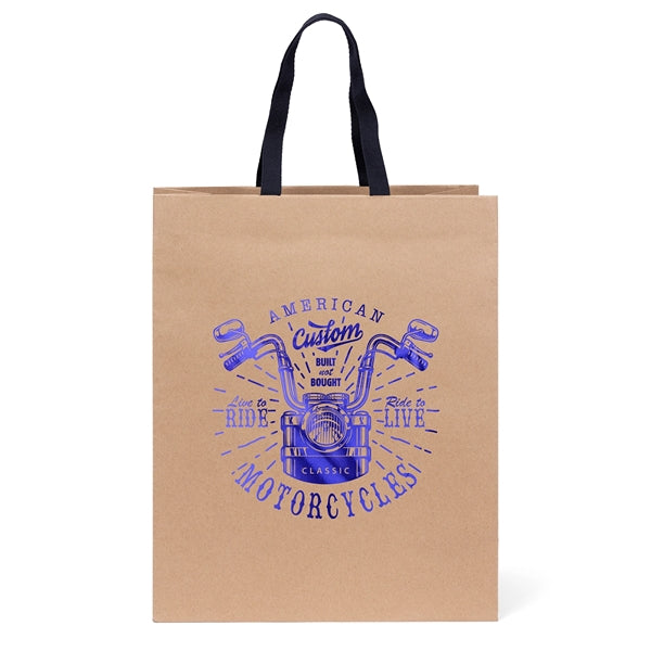 Eco Teak - Woven Handle Eurotote - Foil Print