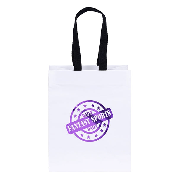 Ash - Woven Handle White Eurotote - Foil Print