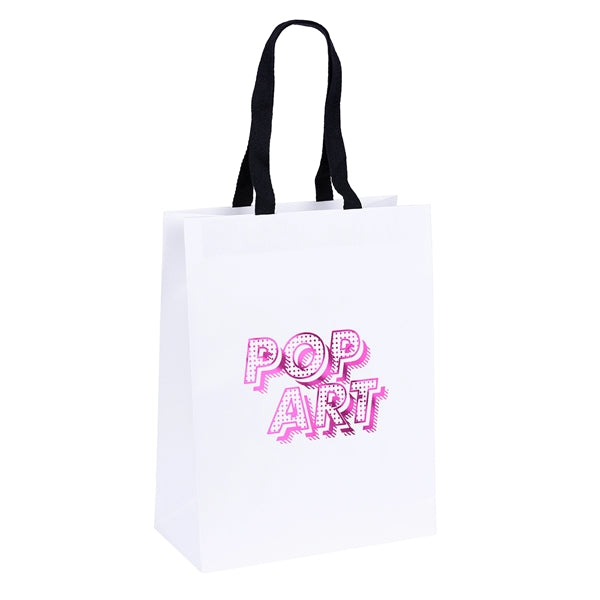 Cedar - Woven Handle White Eurotote - Foil Print