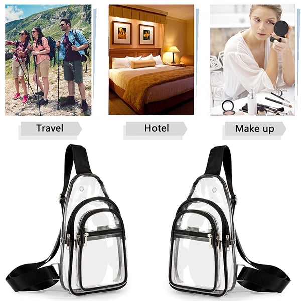Multipurpose Clear Shoulder Backpack