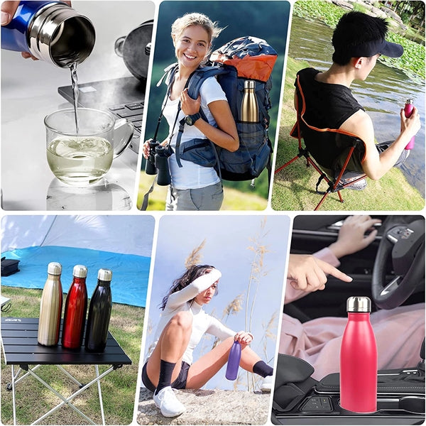 Double Wall Vacuum Insulated Stainless Steel Water Bottle