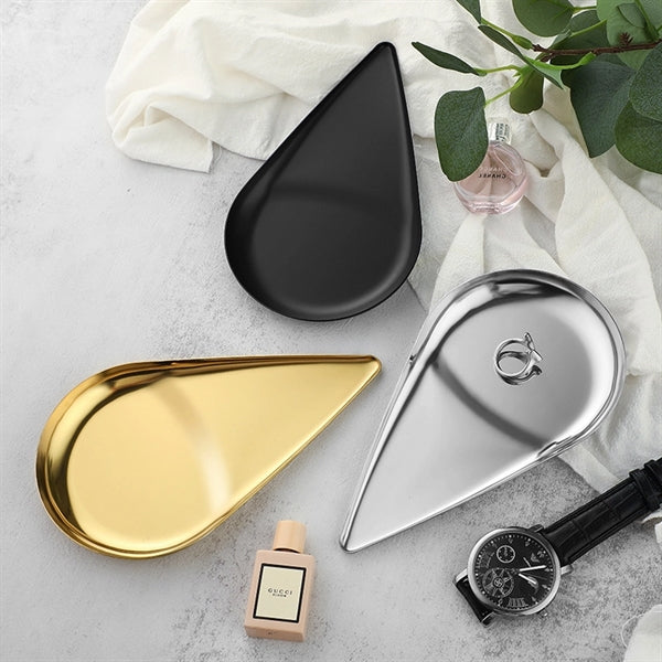 Waterdrop Shaped Stainless Steel Towel Tray