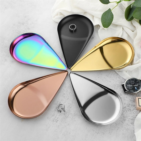 Waterdrop Shaped Stainless Steel Towel Tray