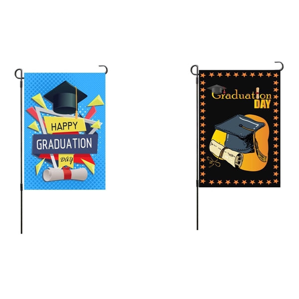 Fall Pumpkin Welcome Garden Flag Double Sided