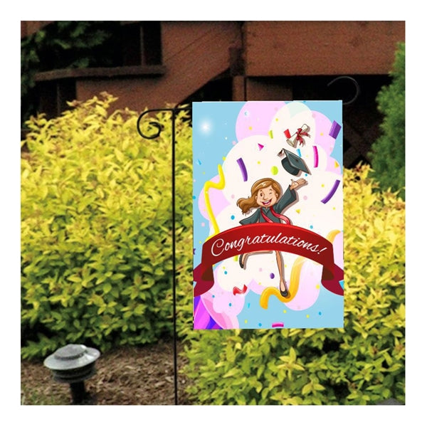 Fall Pumpkin Welcome Garden Flag Double Sided