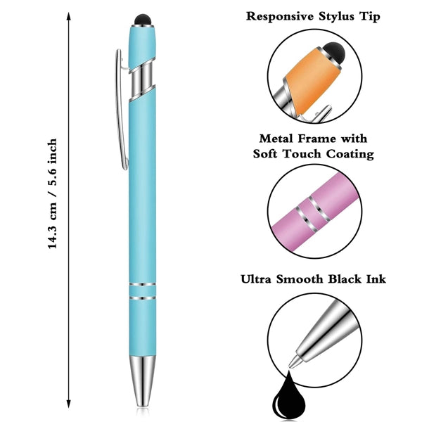 Ballpoint Pen With Stylus Tip