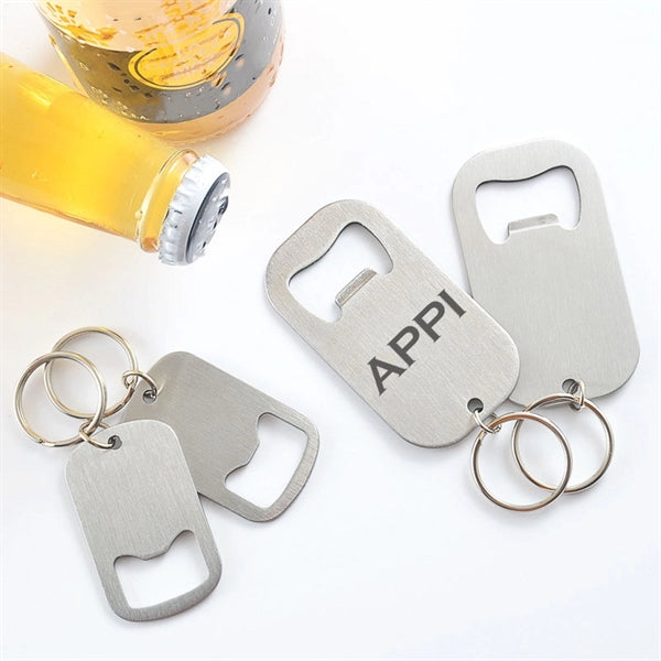Aluminum Bottle Opener with Key Chain